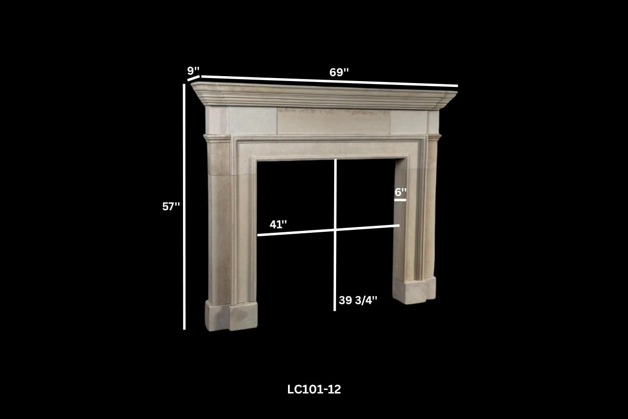 Limestone Fireplace - Image 10