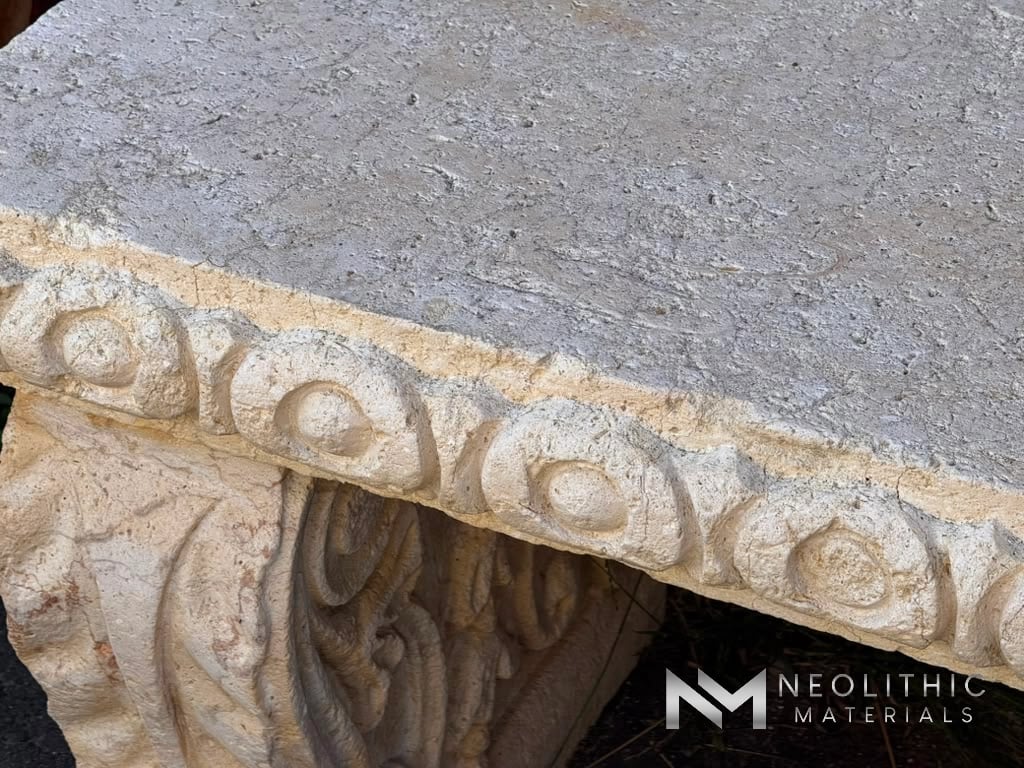 Limestone Garden Bench - Image 17