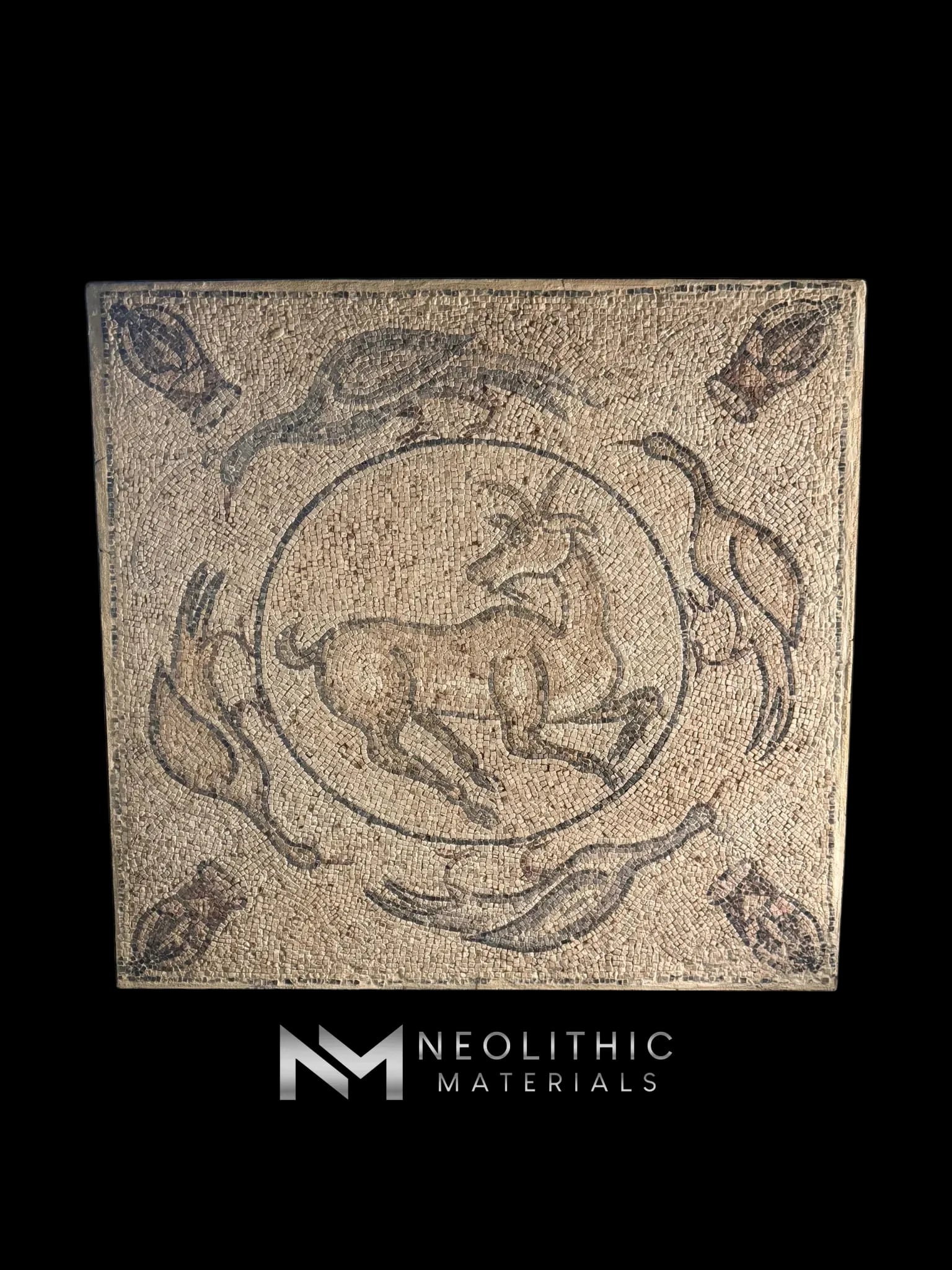 Antique Ancient Italian Mosaic
