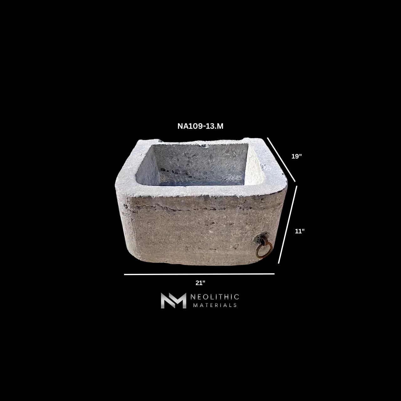 Antique Belgian Bluestone Sink - Image 8