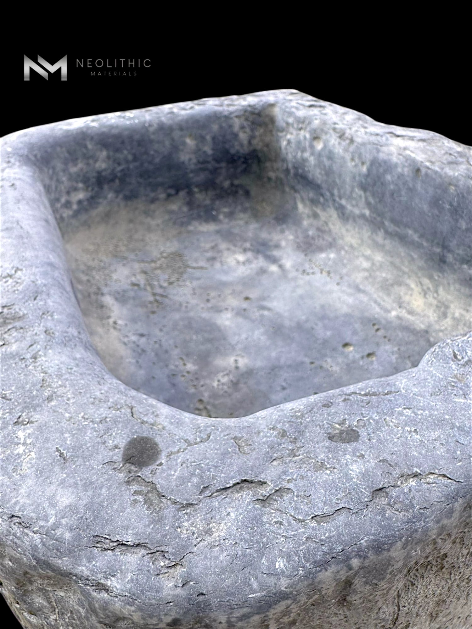 Antique Belgian Bluestone Sink - Image 12