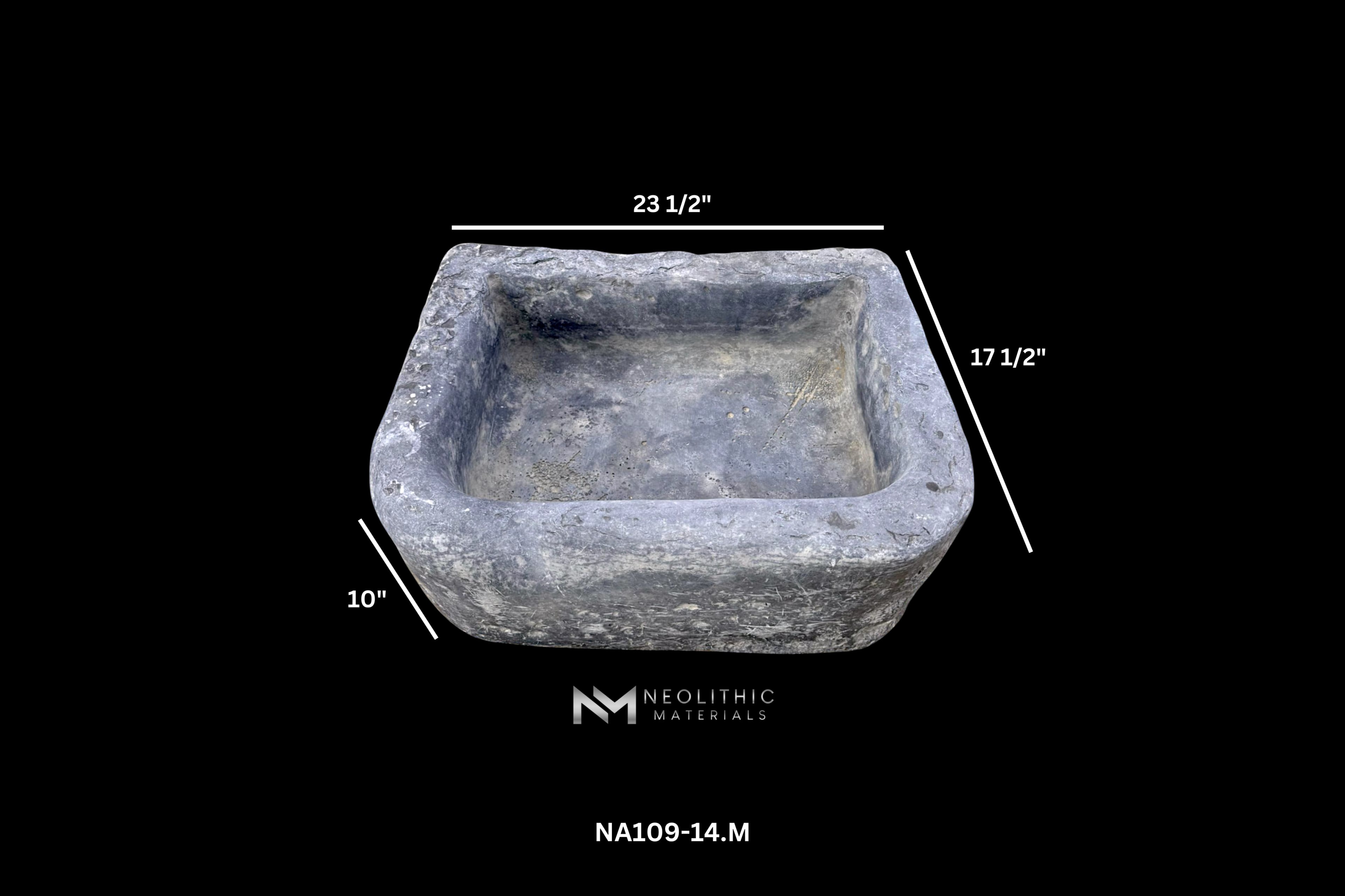 Antique Belgian Bluestone Sink - Image 13