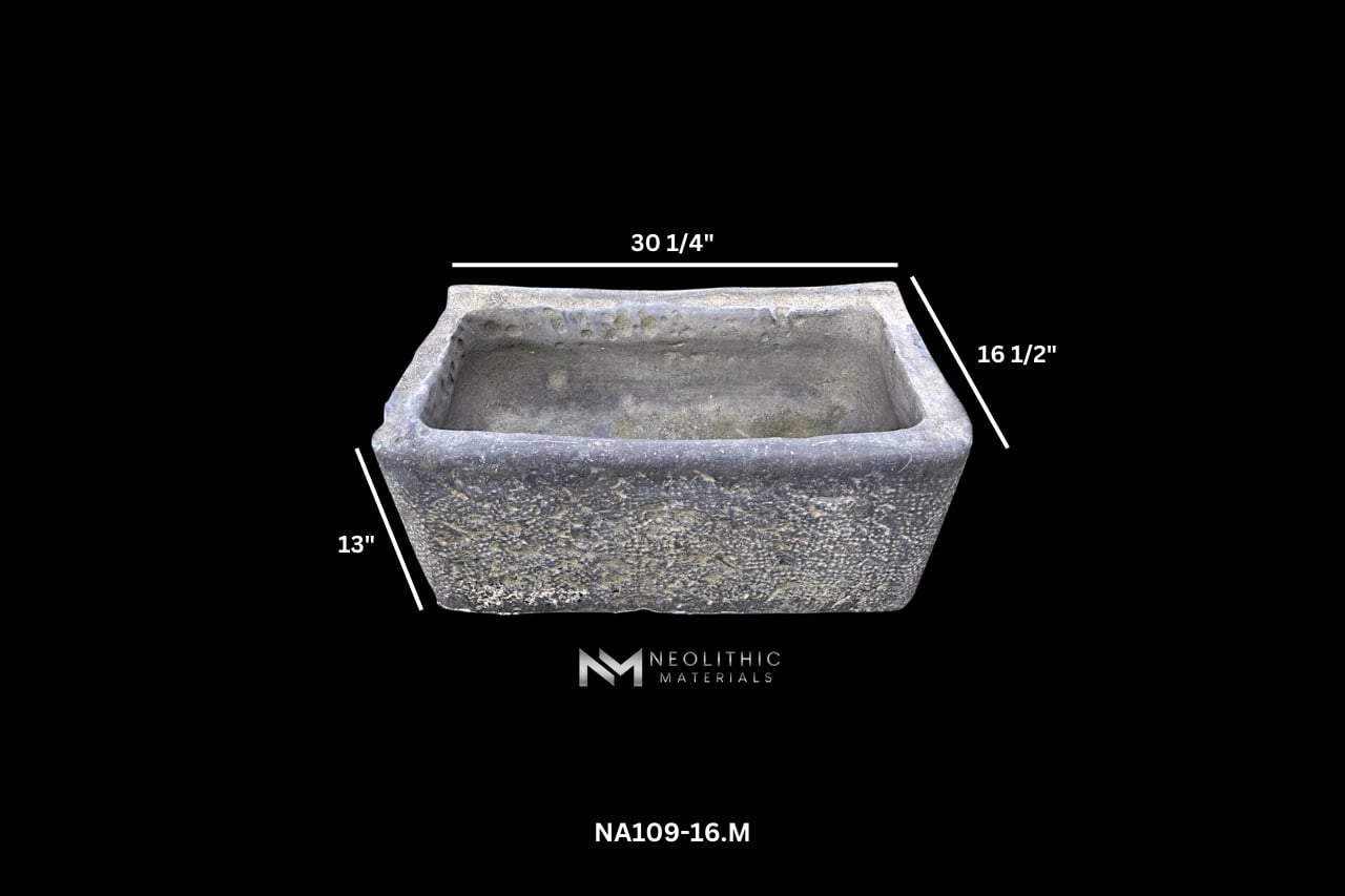 Antique Belgian Bluestone Sink - Image 13