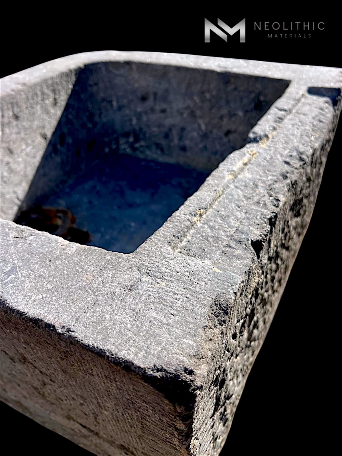 Antique Belgian Bluestone Sink - Image 12