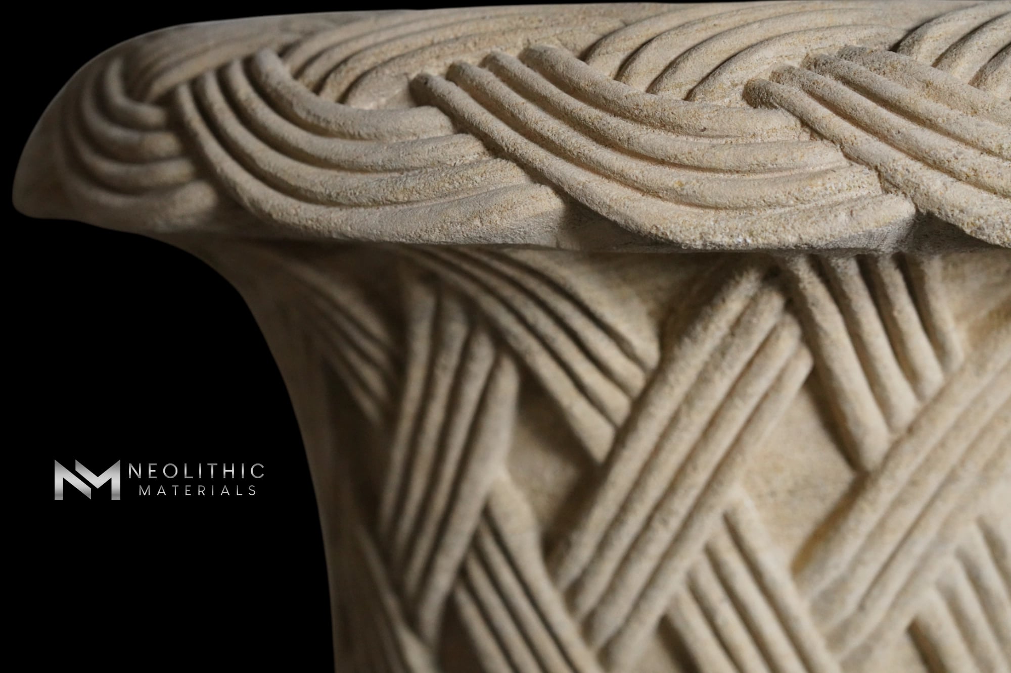 Limestone Urn on Pedestal - Image 8