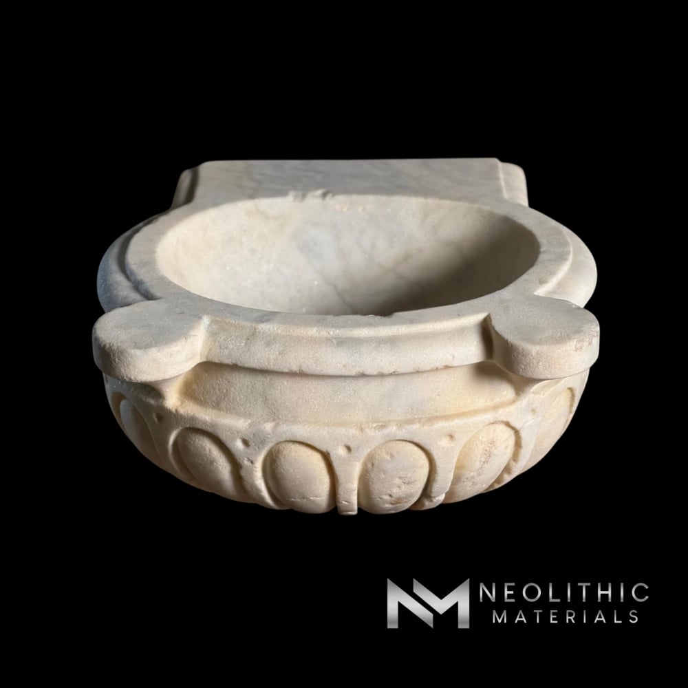 Turkish Antique Hammam Marble Stone Sink