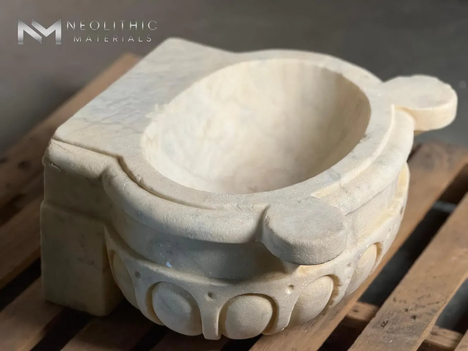 Turkish Antique Hammam Marble Stone Sink - Image 2