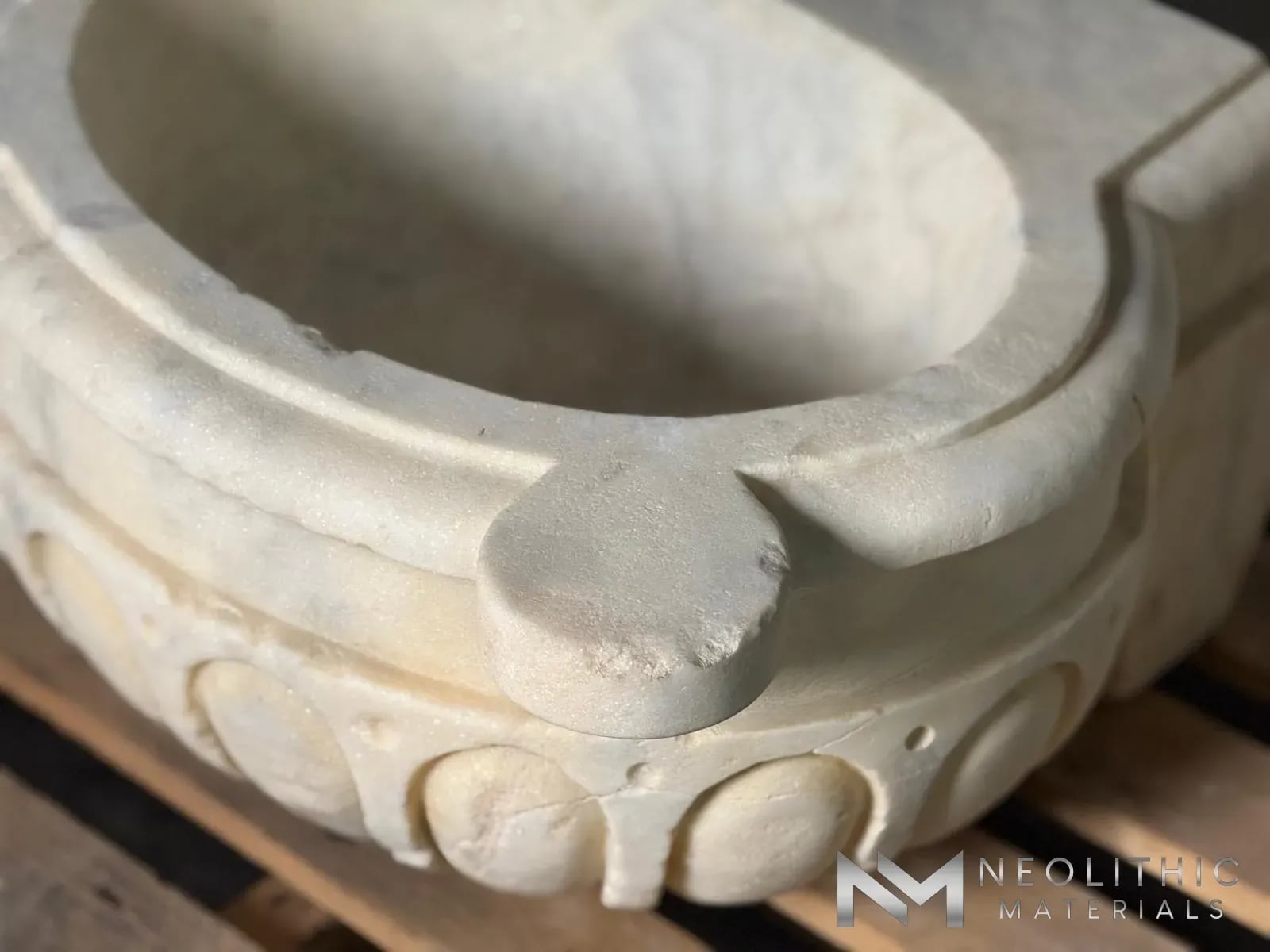 Turkish Antique Hammam Marble Stone Sink - Image 6