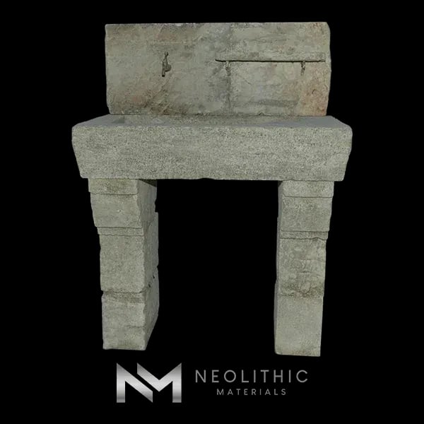 Antique Limestone Sink - Image 1