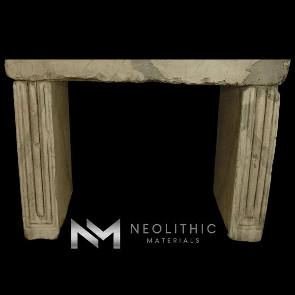 Antique Calcutta Marble Double Sink