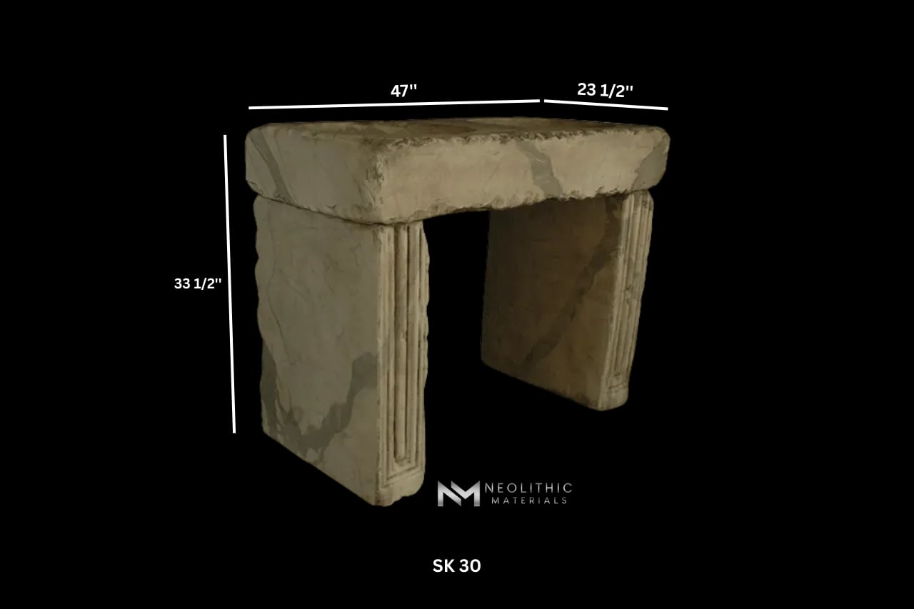 Antique Calcutta Marble Double Sink - Image 4