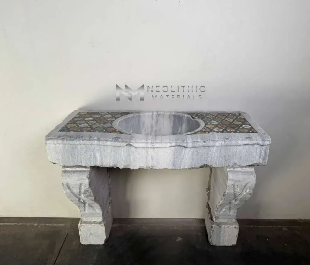 Marble Inlay Sink - Image 1