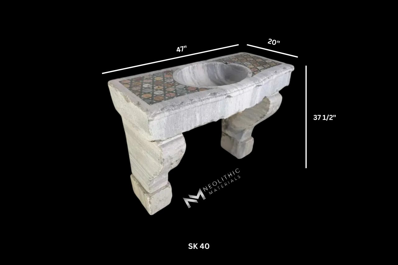Marble Inlay Sink - Image 5