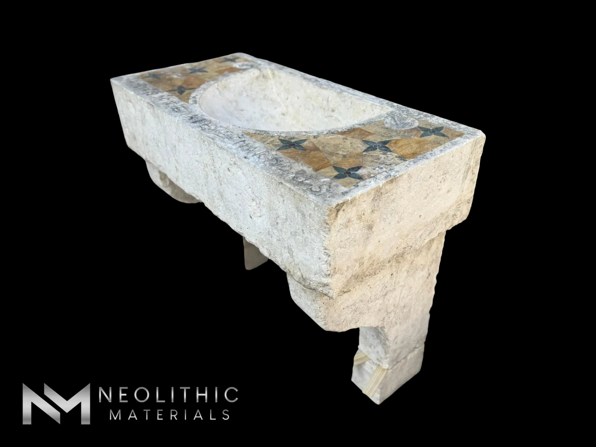 Limestone Inlaid Sink - Image 2
