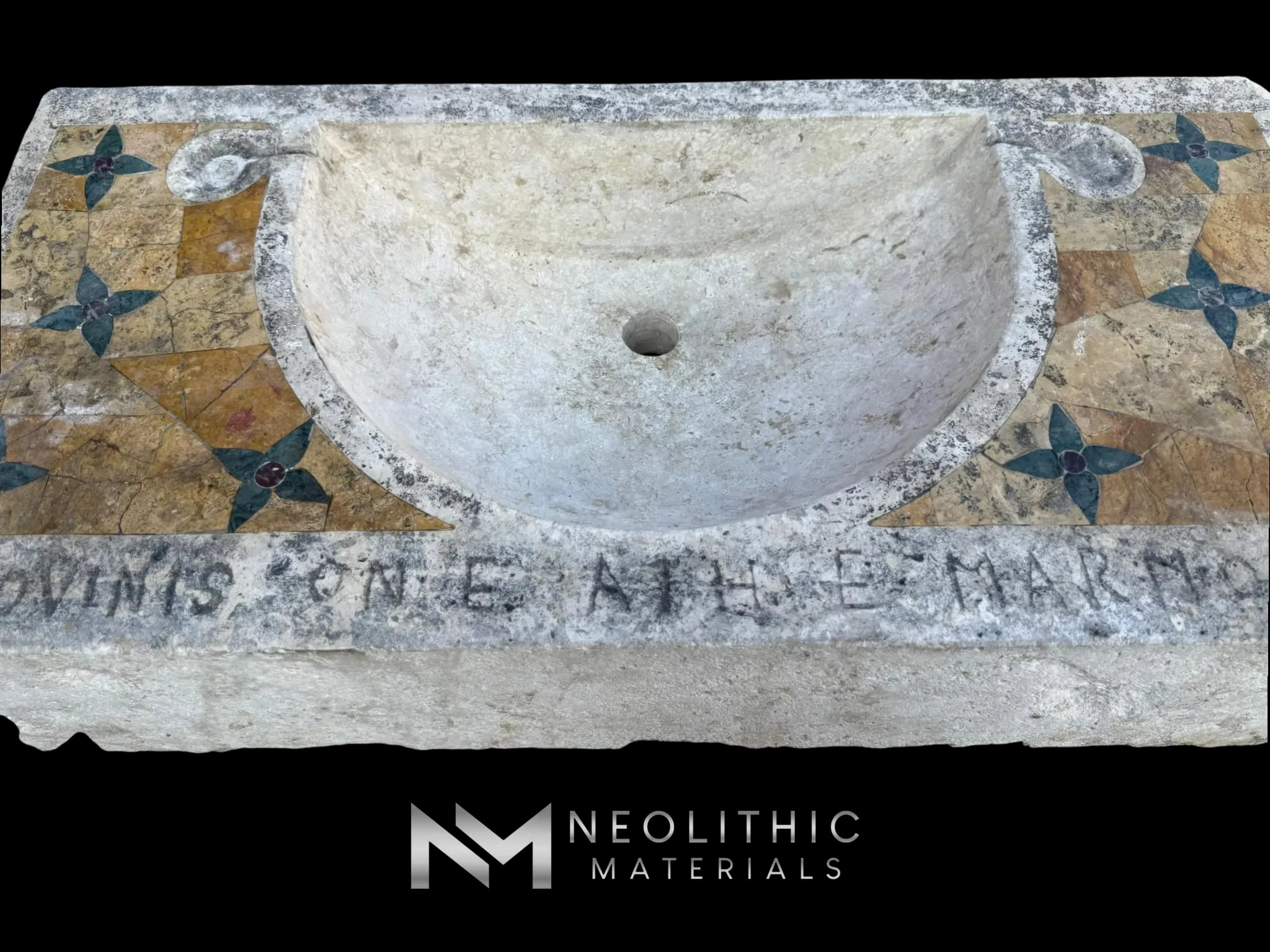 Limestone Inlaid Sink - Image 4