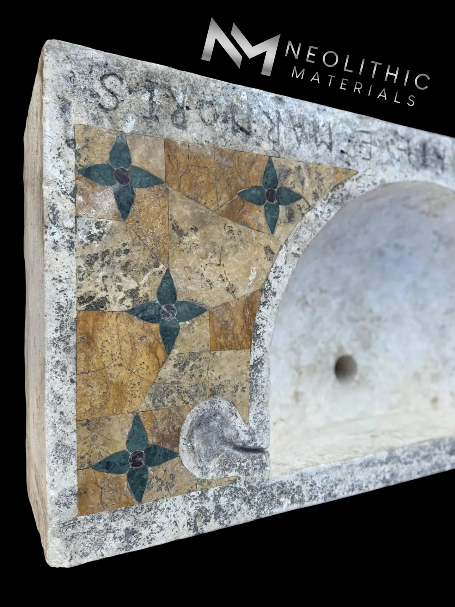 Limestone Inlaid Sink - Image 6