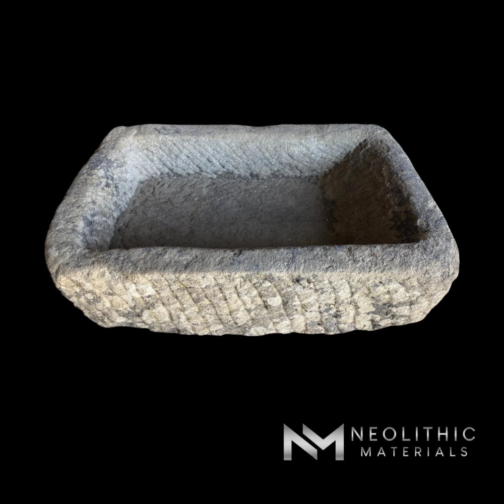 Antique Belgian Bluestone Trough