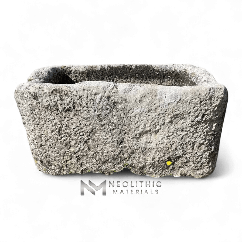 French Antique Limestone Trough - Image 1
