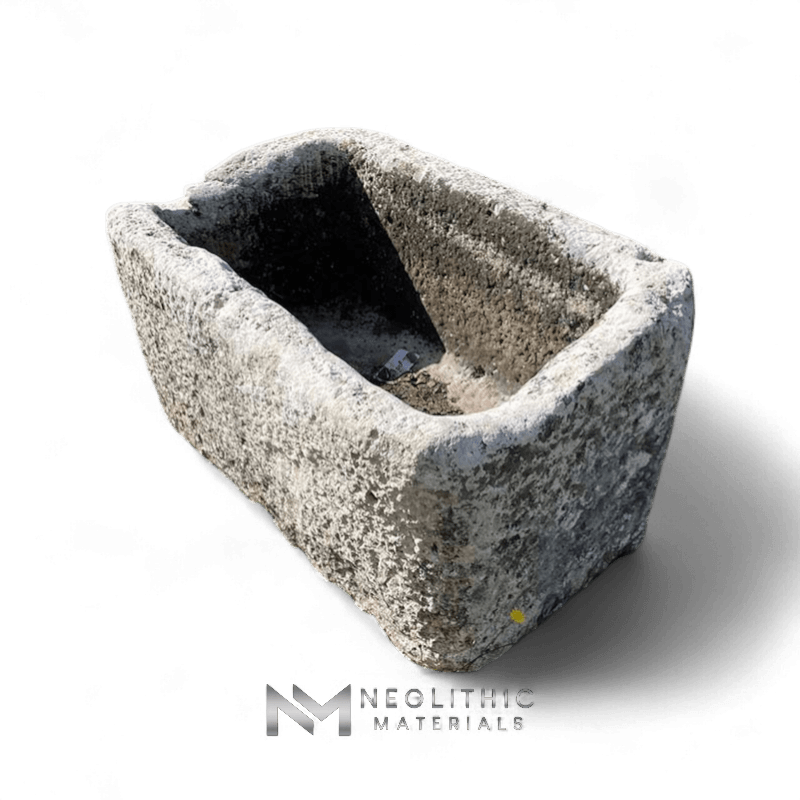 French Antique Limestone Trough - Image 4