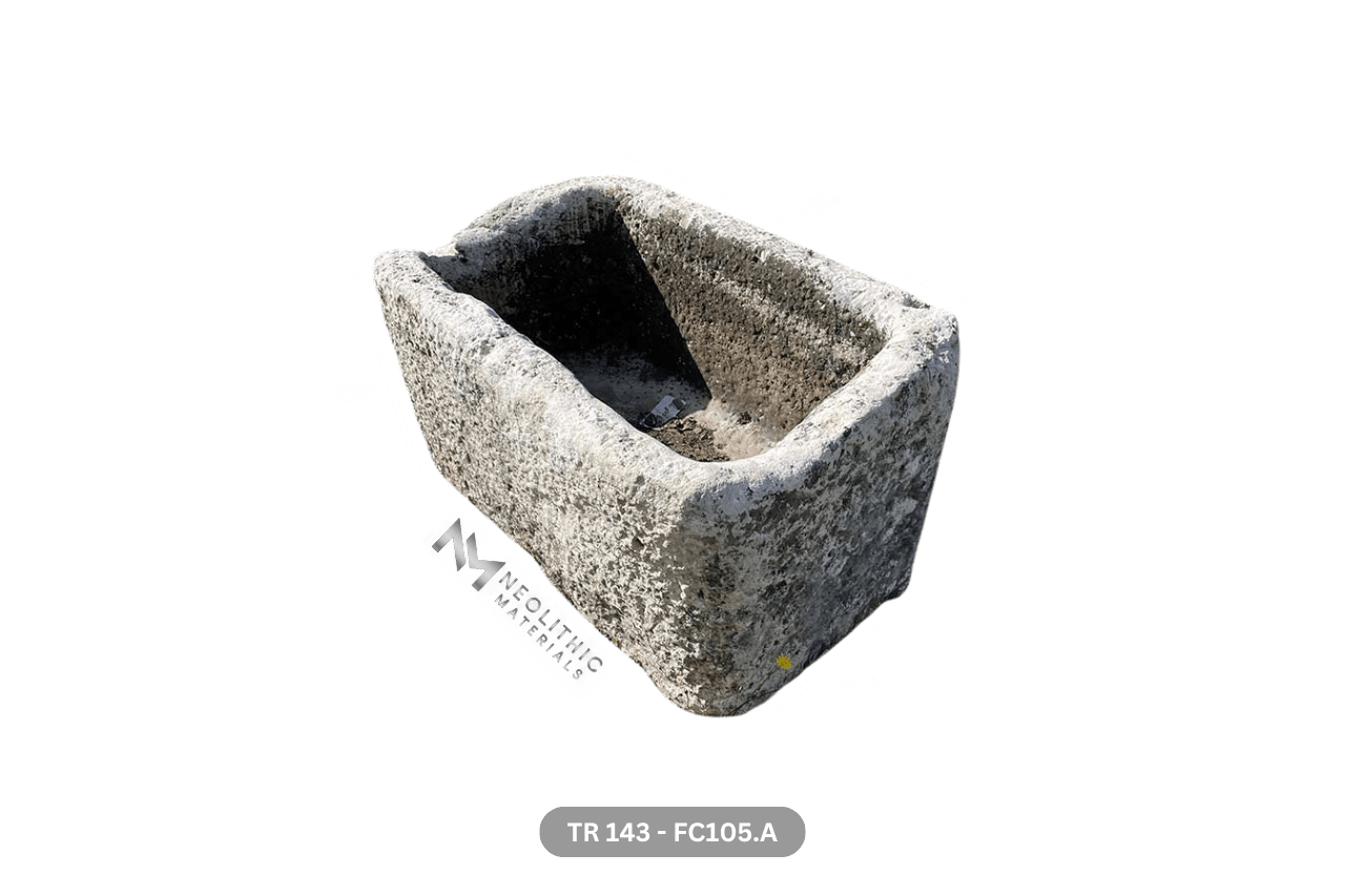 French Antique Limestone Trough - Image 5