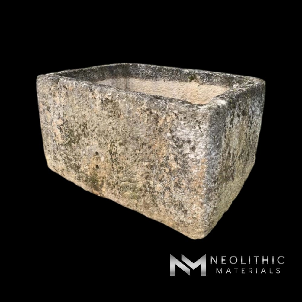 Antique French Limestone Trough