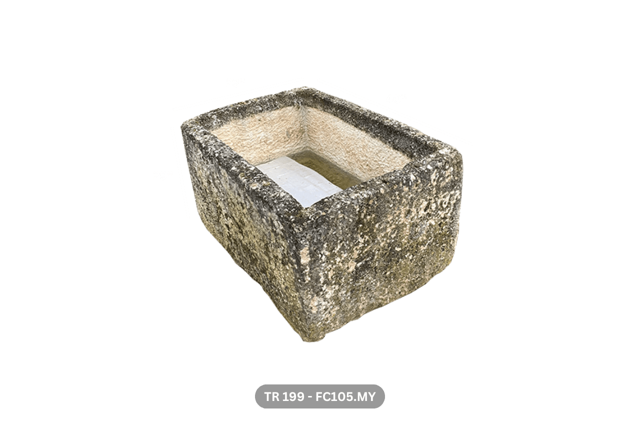 Antique French Limestone Trough - Image 3