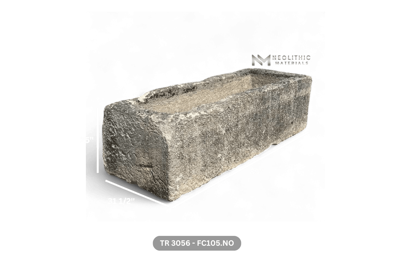 Antique French Limestone Trough - Image 5