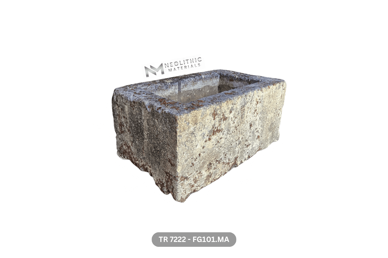 Antique French Limestone Trough - Image 4