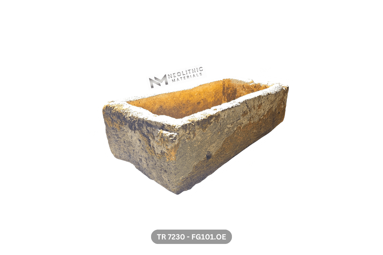 Antique French Limestone Trough - Image 7