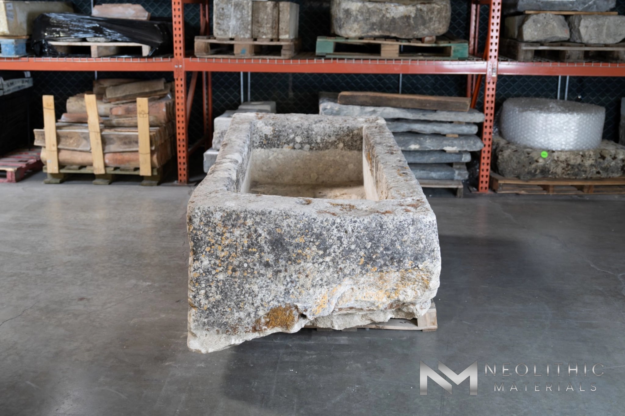 French Antique Limestone Trough - Image 6