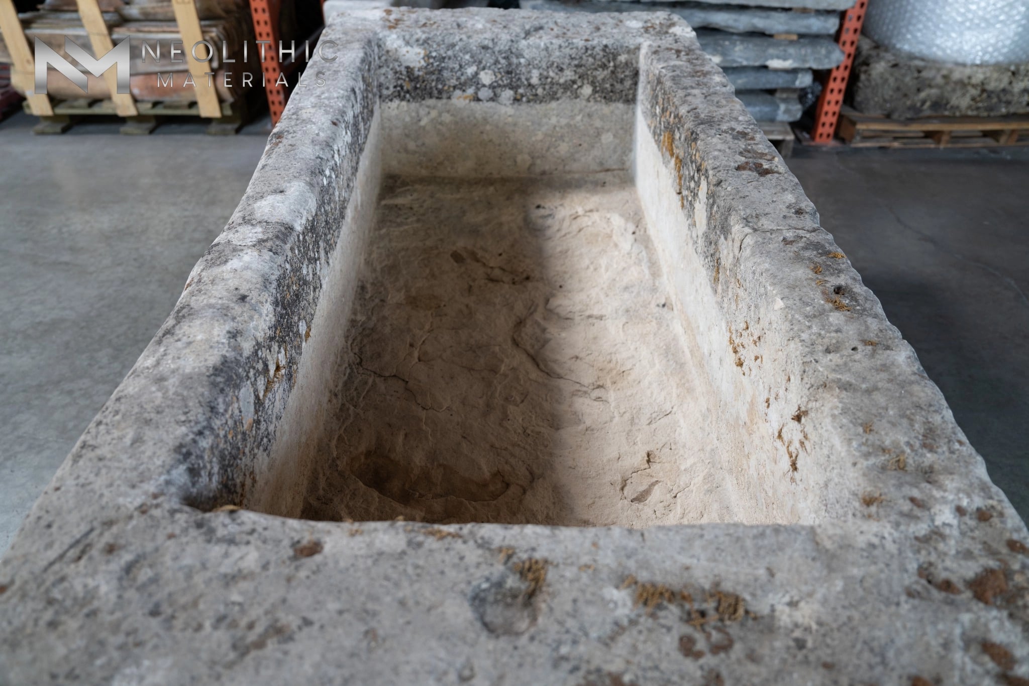 French Antique Limestone Trough - Image 8