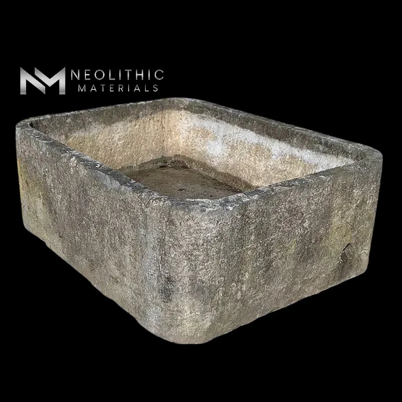 Antique French Limestone Trough - Image 2