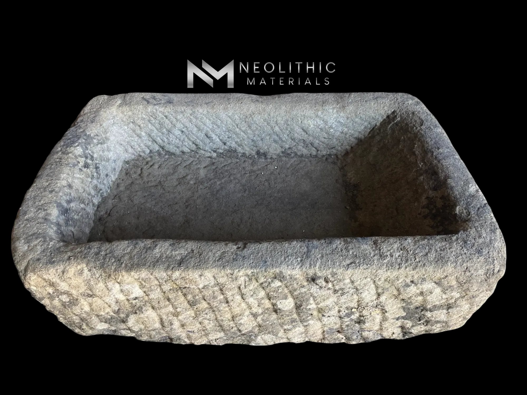 Antique Belgian Bluestone Trough - Image 2