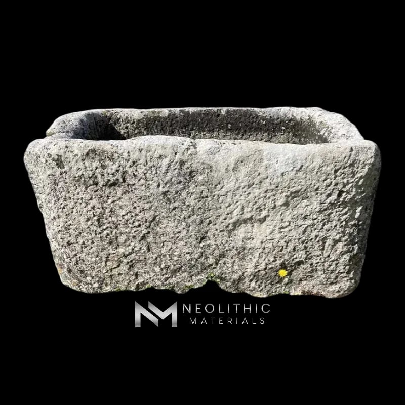 French Antique Limestone Trough