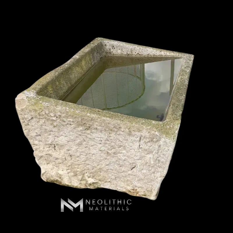 Antique French Limestone Trough - Image 1