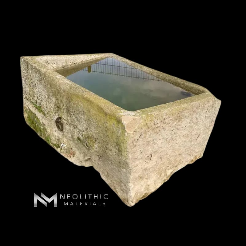 Antique French Limestone Trough - Image 2