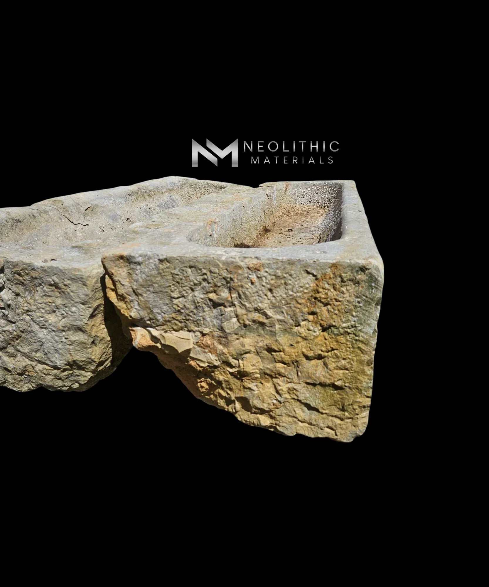 French Antique 19th Century Limestone Trough - Image 4