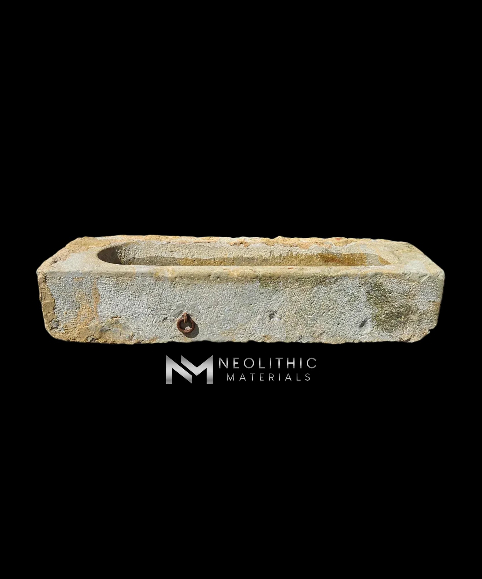 French Antique 19th Century Limestone Trough - Image 1