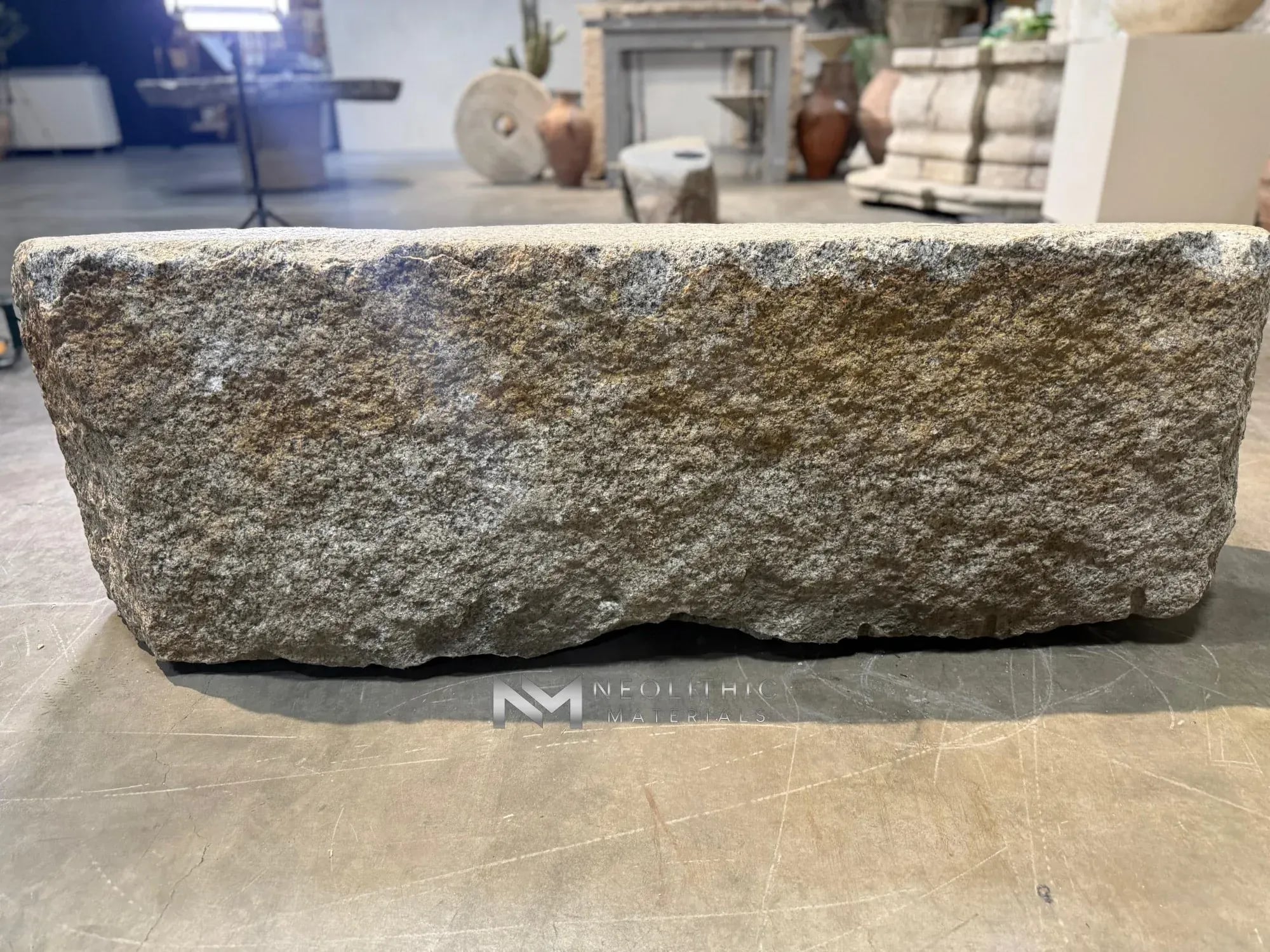 Antique Granite Bench - Image 4