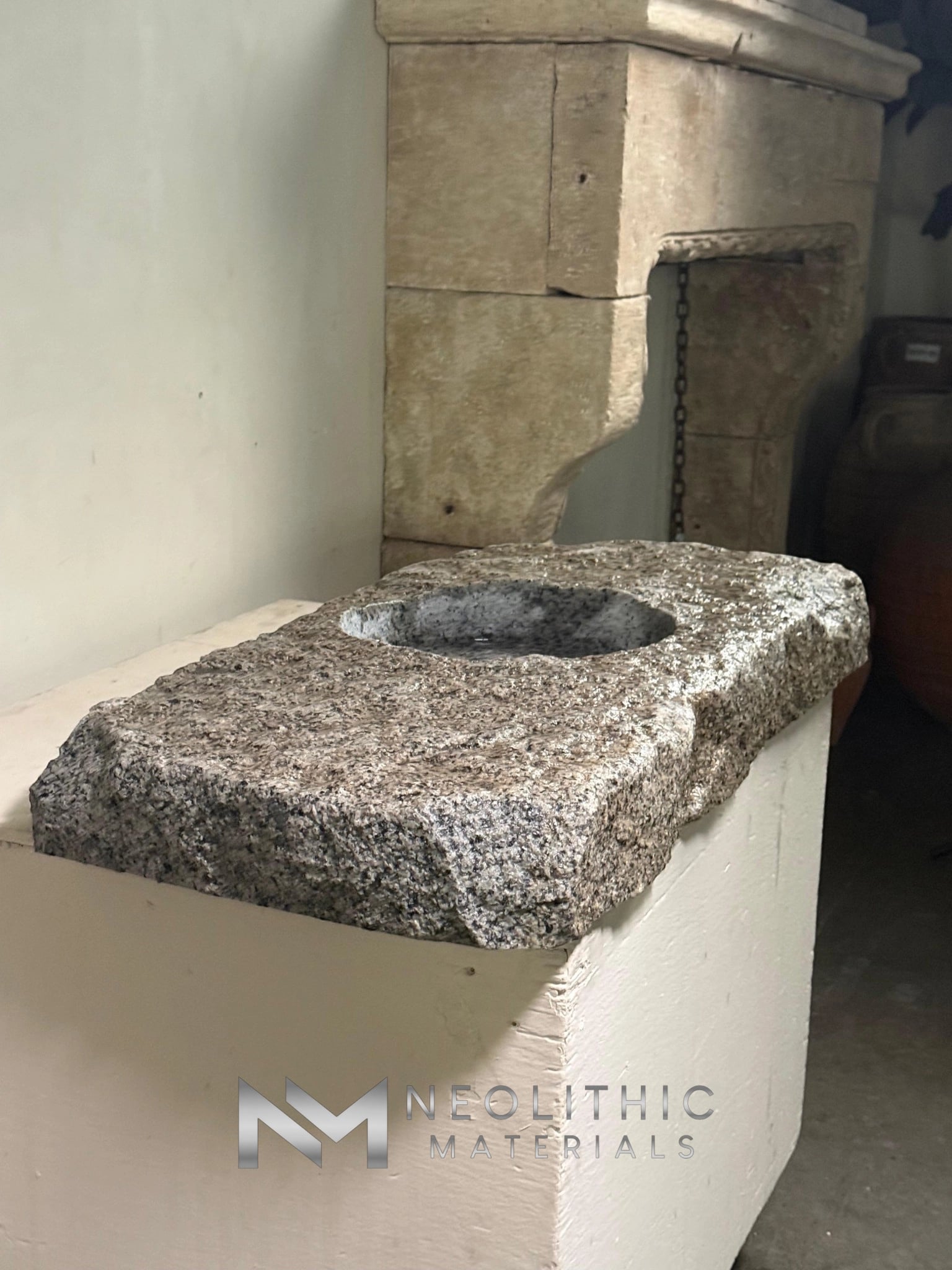 Antique Limestone Sink - Image 3