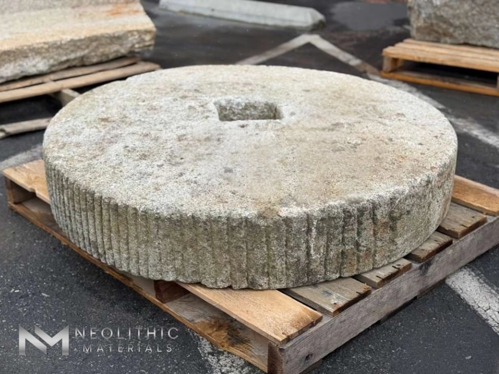 Antique Granite Bench Set - Image 4