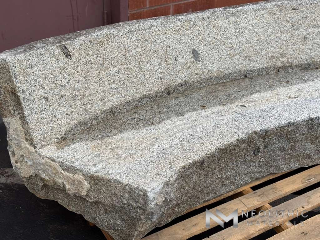 Antique Granite Bench Set - Image 7