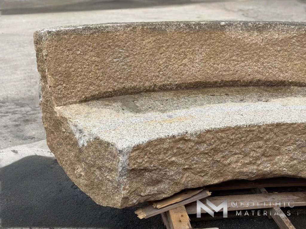 Antique Granite Bench Set - Image 8