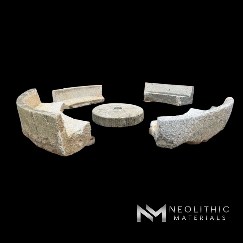 Antique Granite Bench Set