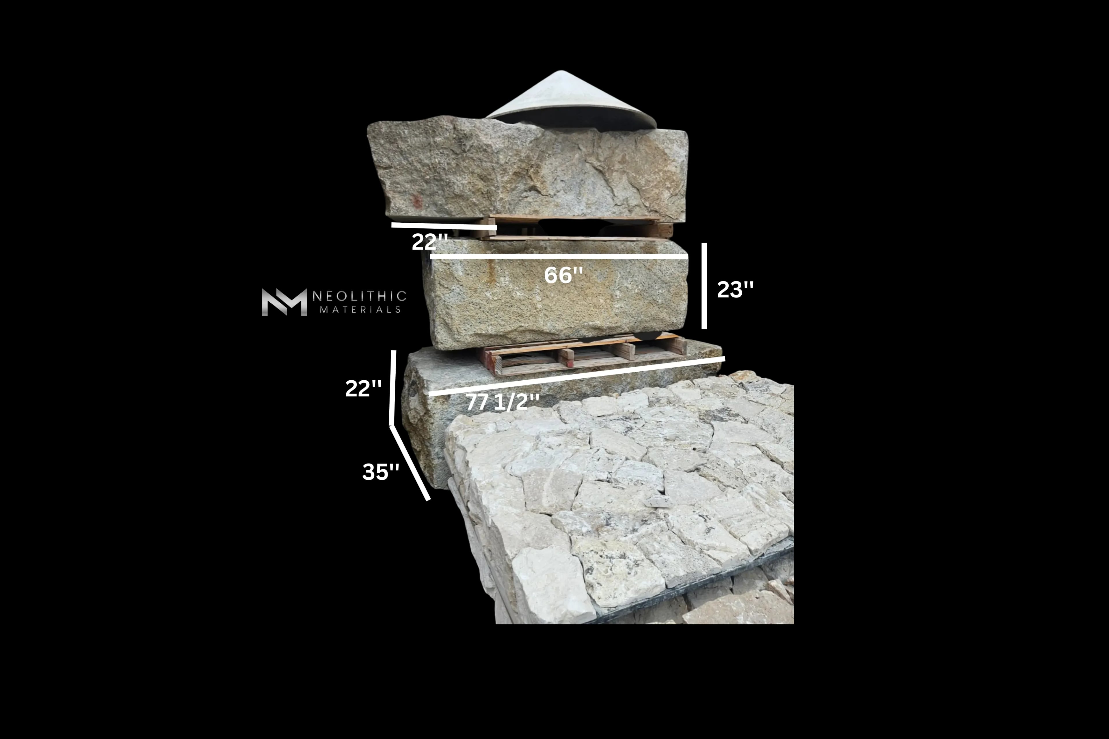Antique Granite Blocks - Image 3