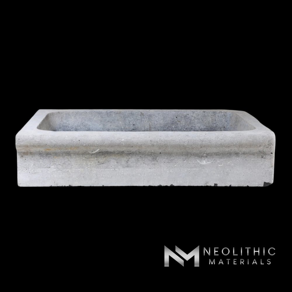 Antique Belgian Bluestone Trough Sink