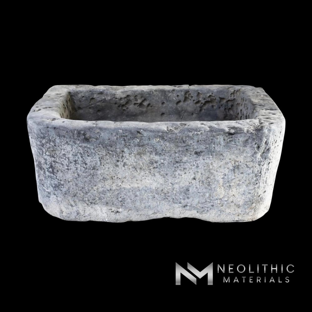Antique Belgian Bluestone Trough Sink