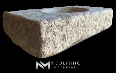 Antique Limestone Sink - Image 3