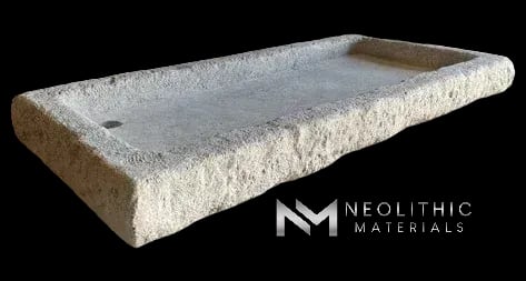 Antique Limestone Sink - Image 4