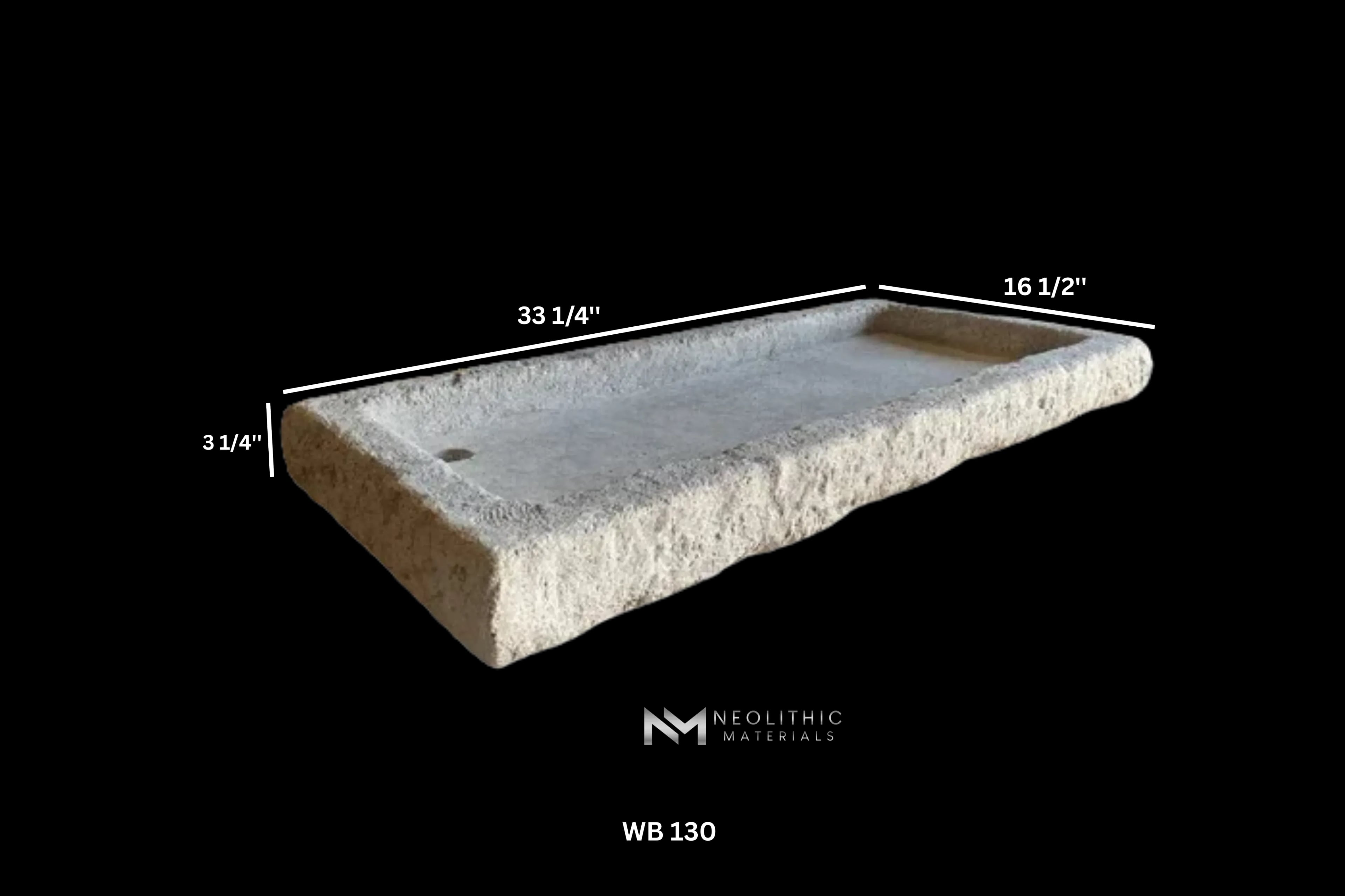 Antique Limestone Sink - Image 5